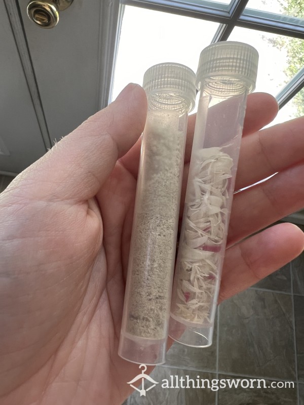 10ml Vials Of Foot Dust And Nail Clippings