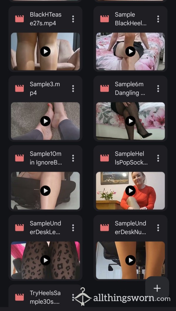 📣 Over 20 Video Teasers- Selection Of My Nylon And Feet Content