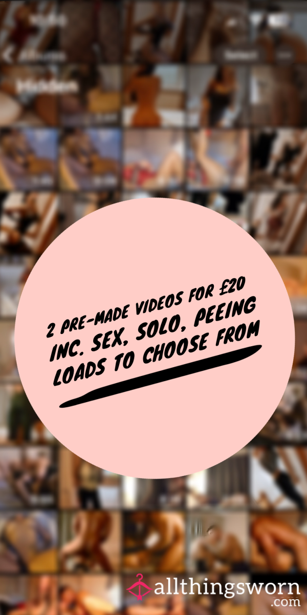 2 Videos For £20