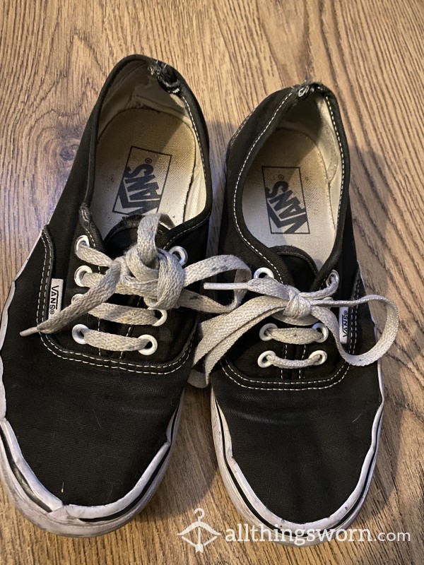 2 Year Old Vans, Worn With No Socks For Someone To Lick And Enjoy