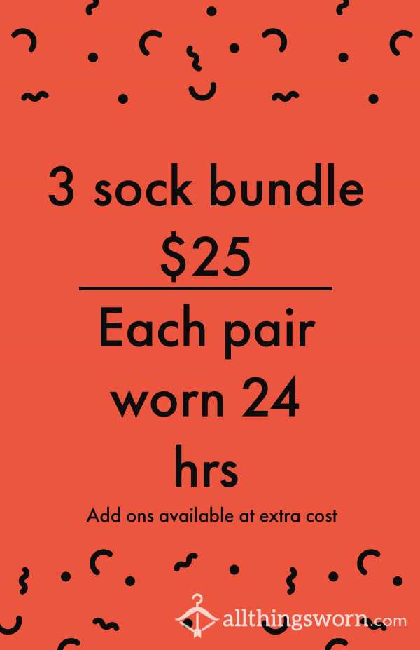 3 Sock Bundle