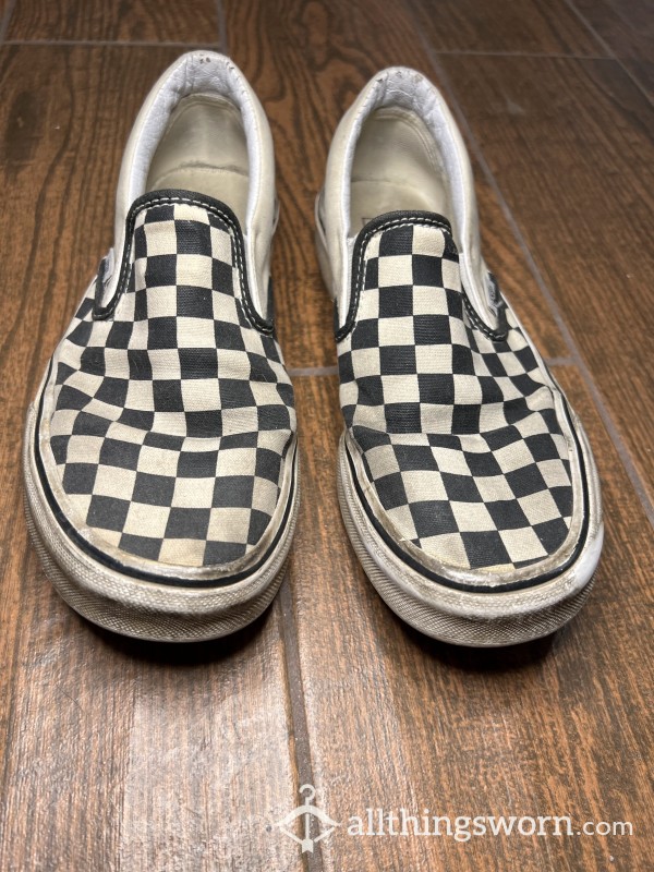 3 Year Old Smelly Checkered Vans