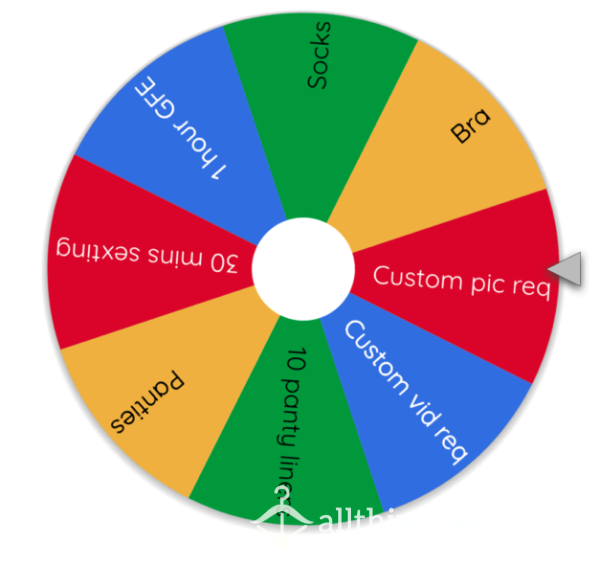 30$ Spin The Wheel