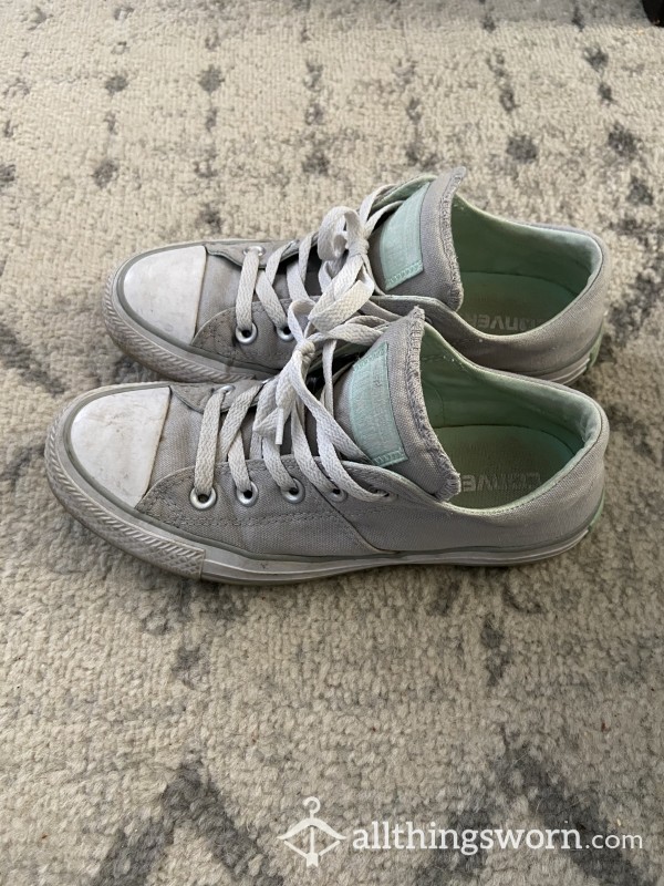 5 Year Old Grey Converse, Size 6