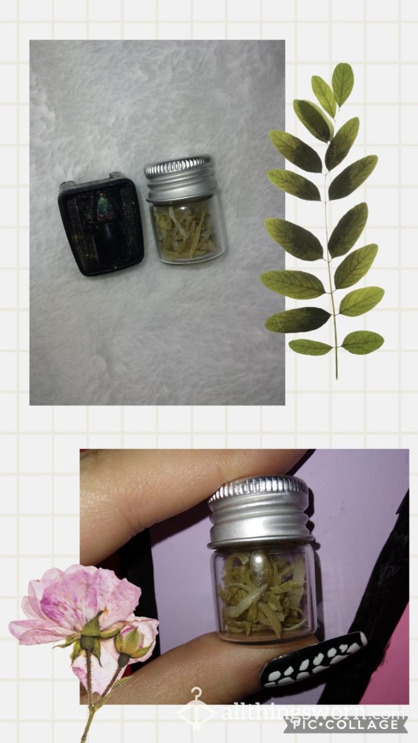 5ml Vail Packed With BBW Feedie Goddess Toenails & Callous Clippings! Worked On/added To Over A Year! FRESH CLIPPINGS ADDED ON 3/26/2024