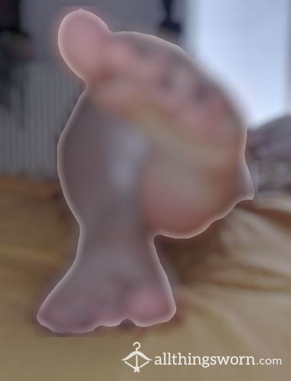 7 Feet Pics With Pink, Soft Soles. Some Scrunched, Some Stretched, Some Pointed