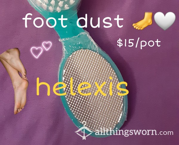 A Pot Of Goddess Foot Dust 😍🦶🤍