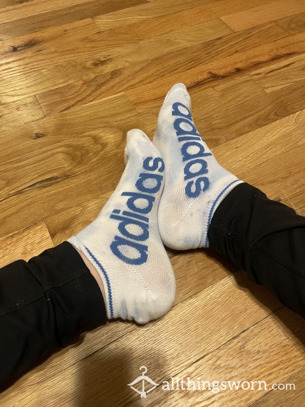 Adidas Blue Tye Dye Ankle Socks