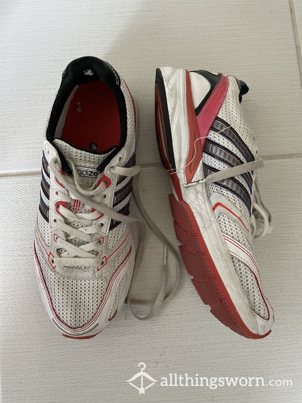 Adidas Red Dirty Running Shoes