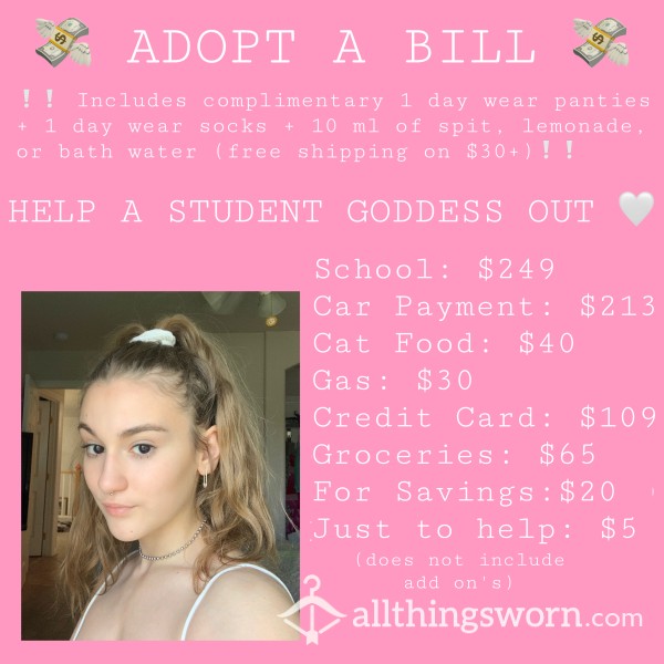 Adopt A Goddess’s Bill