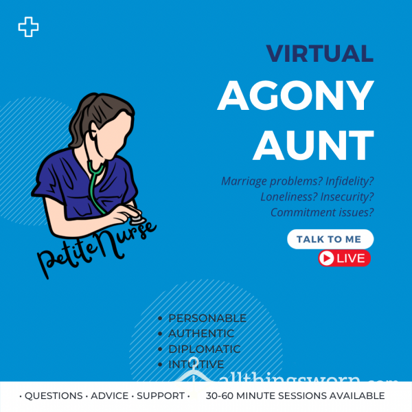 Agony Aunt Experience, Advice & Support, Mental Health, Real Life Worries