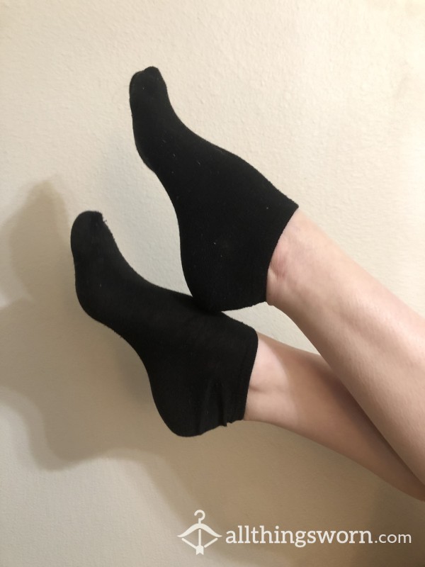 Ankle Length Black Socks
