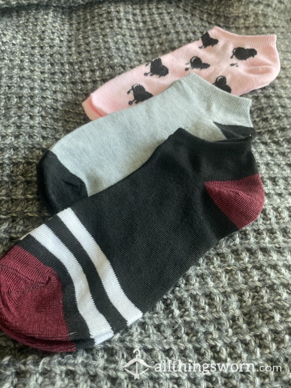 🧦💕 Ankle Sock Wears!!! ((3, 5 And 7 DAYS!!)) W/ FREE PICTURES🧦💕