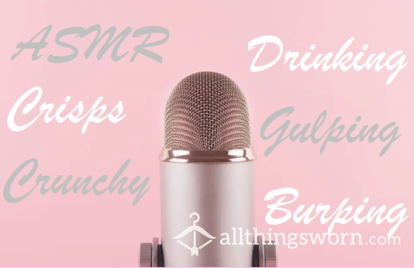 ASMR - Eating, Drinking, Burping