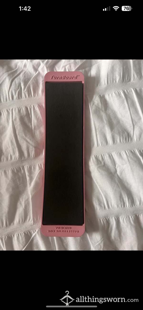 Ballet Turn Board Used Bare Foot