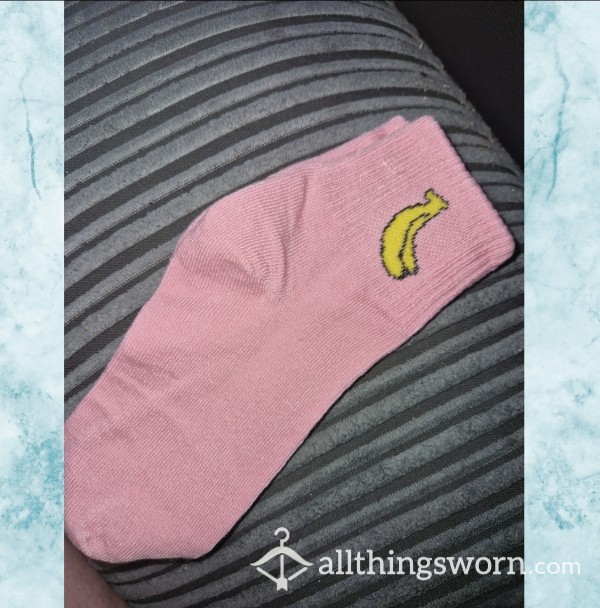 Banana Pink Socks