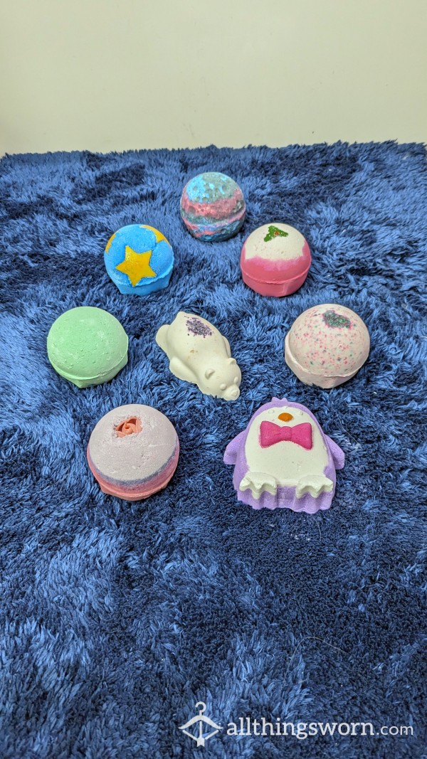 Bath Bomb Relaxing Video And Picture Set - 20 PHOTOS - 10 MINS OF VIDEOS - ADD ONS