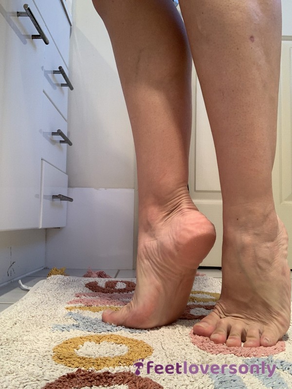 Bathroom Feet Fun!