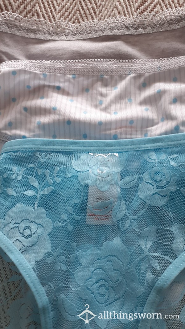 Beautiful Pale Blue Collection Of Panties