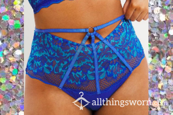 Beautifull Blue Lace Lingerie Panties 💙