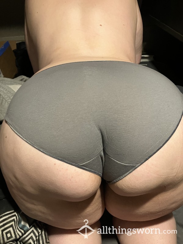 Big Booty Grey Panties