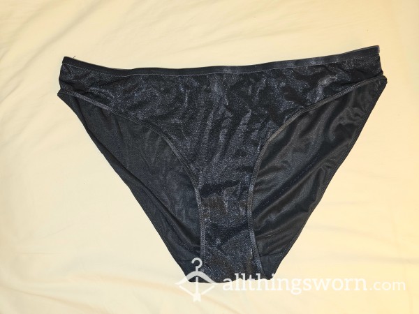 Bikini Panty- Navy Silky Sheer