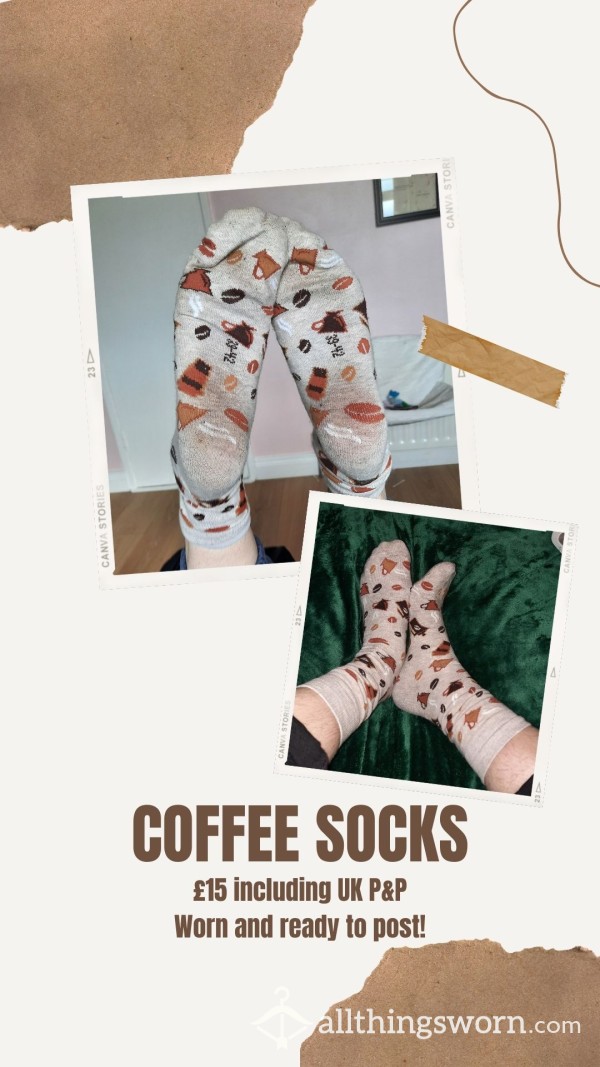 Birthday Coffee Socks Smelly & Ready To Post 📫