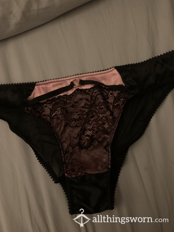 Black And Pink Panties