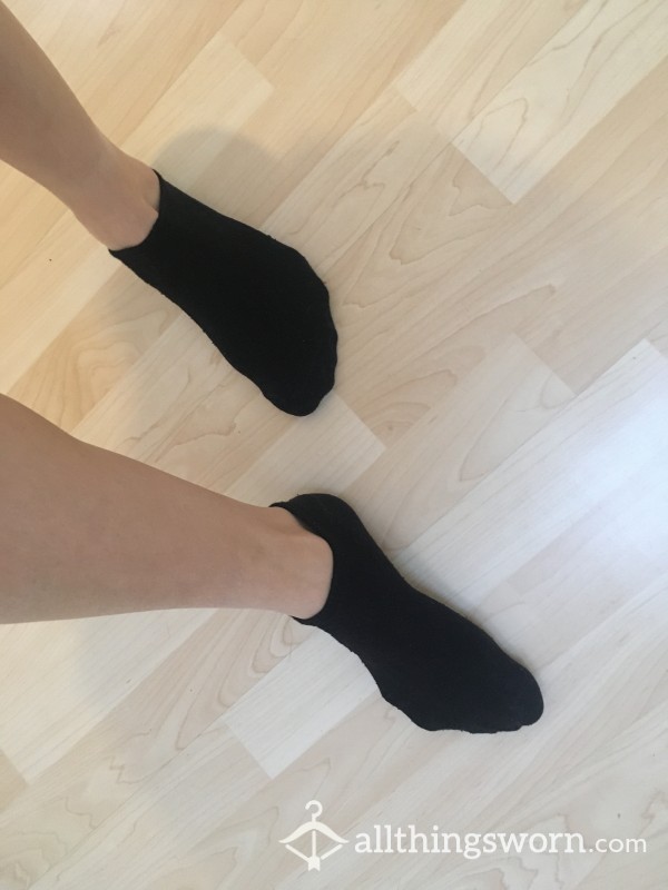 Black Ankle Socks- 48h Wear
