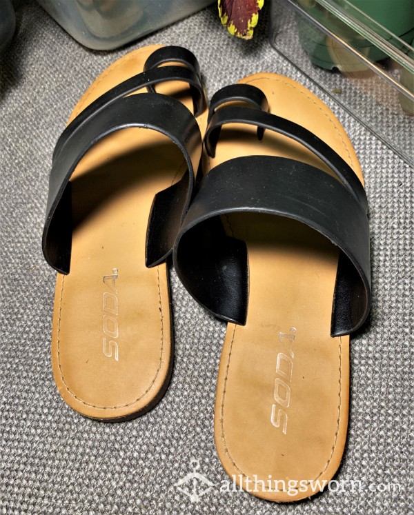 Black As The Soul Sandals – Click For More Pics – 3 Day Wear Post Purchase AND Exclusive Pictures