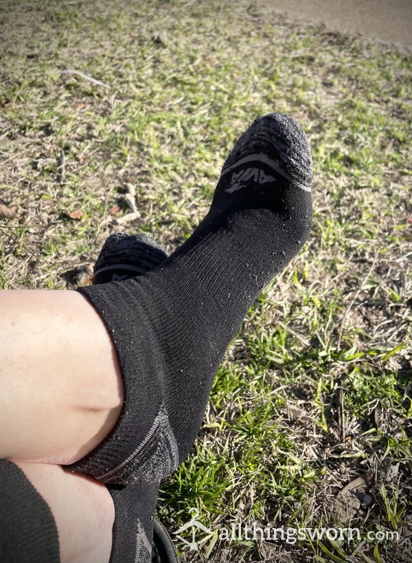 Black Avia Sport Ankle Socks