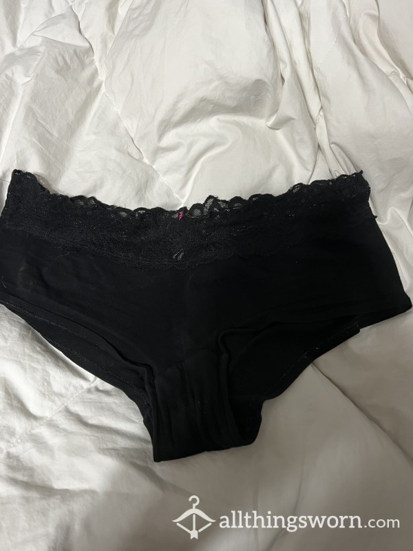 Black Cotton Panties