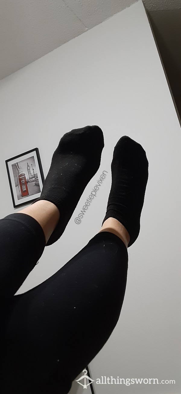 Black Sweaty Socks Worn For 24 Hours