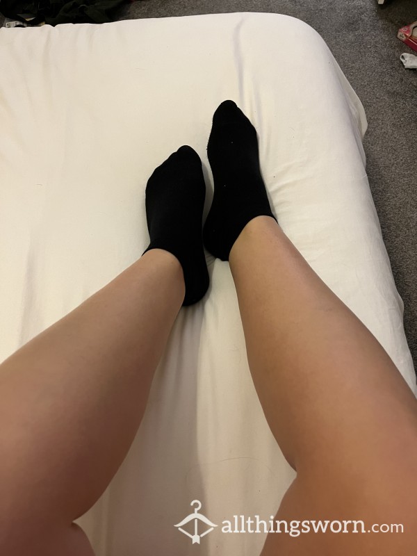 Black Cotton Stinky Socks photo