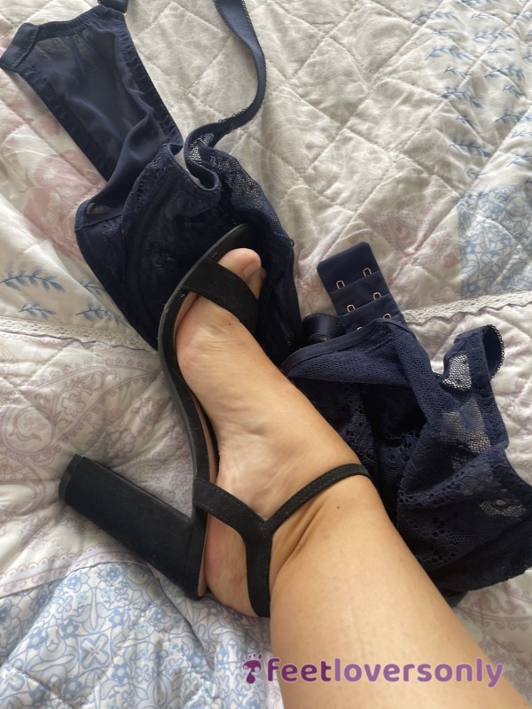 Black High Heels With Soft Feet Ready To Make You Hard