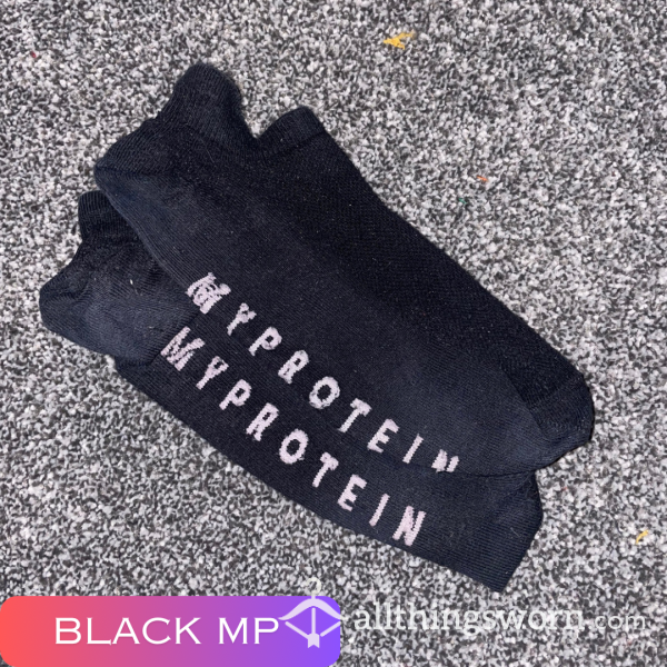 Black MyProtein Ankle Socks▪️1 Day Wear And 1 Workout Included