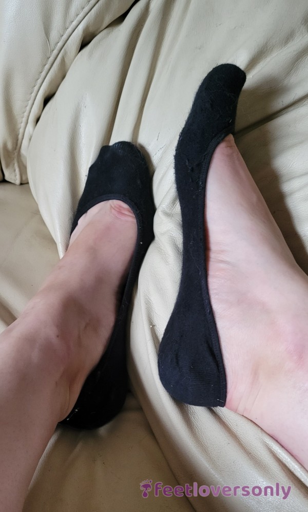 Black No-show Socks