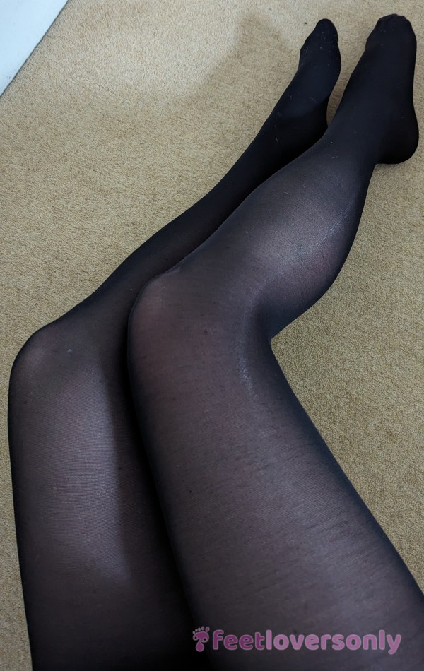 Black Nylon Tights, Worn For You 💋, You Decide How Long For, Current 24 Hours. Gorgeous Scent