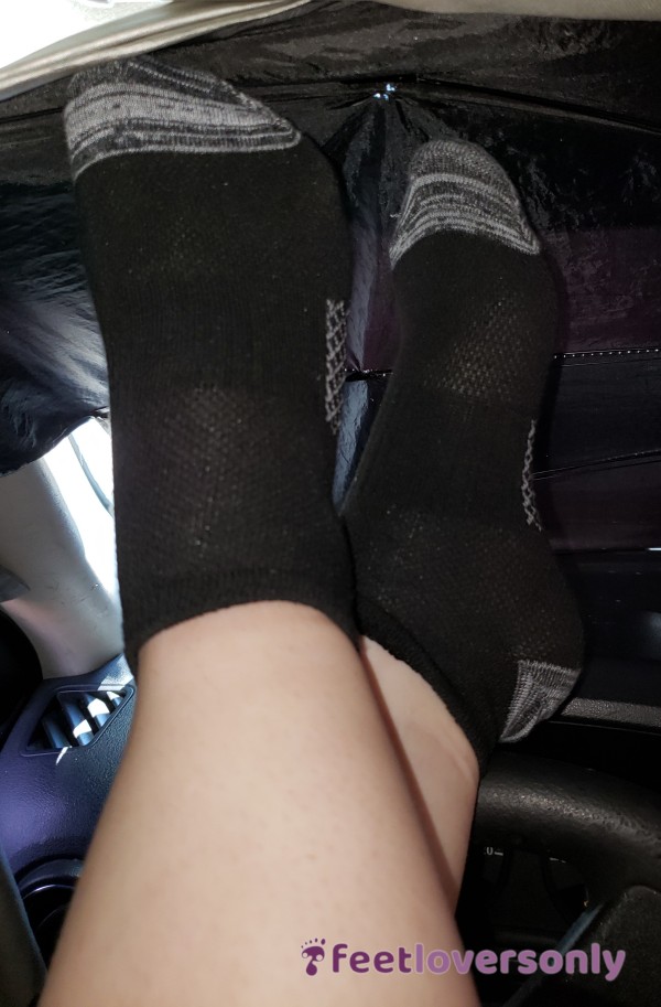 Black Socks Well Worn Just For You! Get Your Daily Dose Of Jessica Daley!