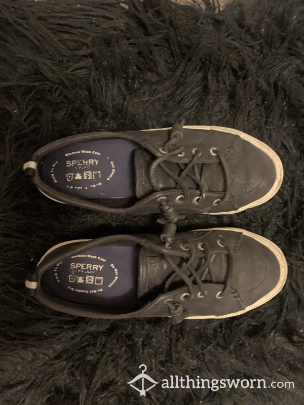 Black Sperry Shoes