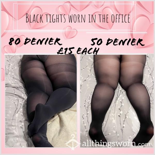 Black Tights Worn To The Office