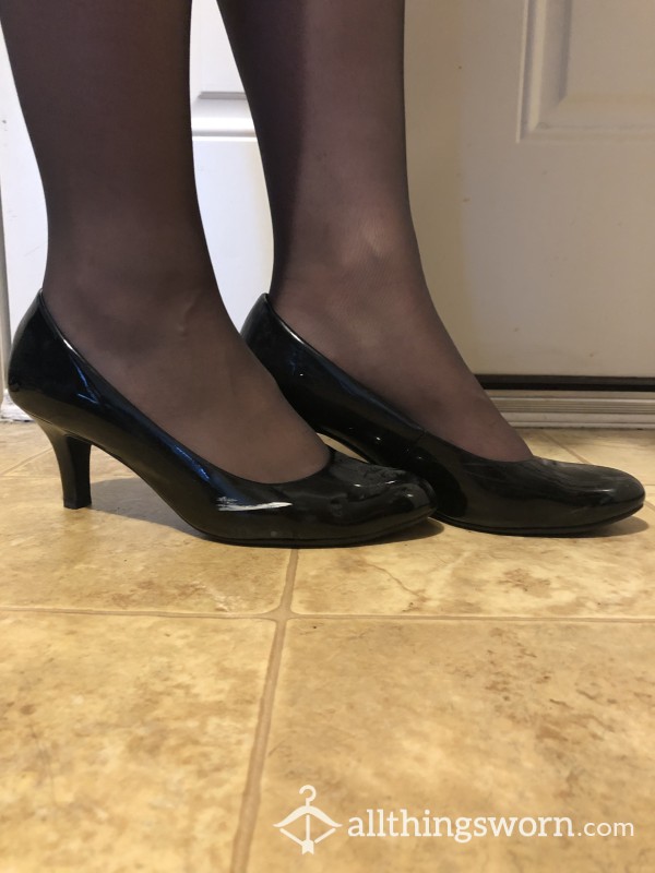 Black Worn Heels