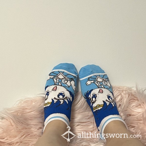 Blue Anime Sailor Moon Socks