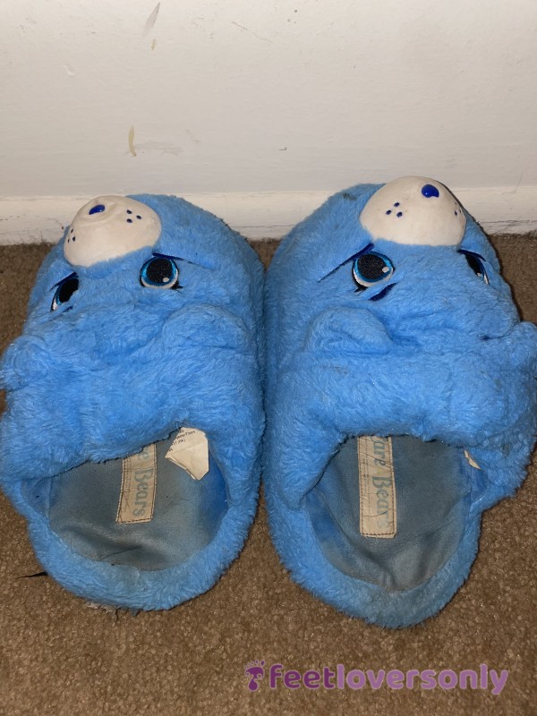 Blue Care Bear Slippers