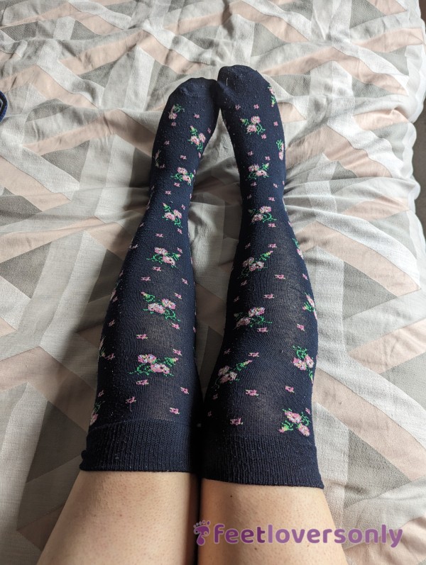 Blue Knee Socks ❤️