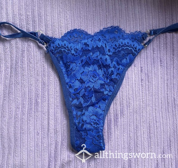 Blue Lace Panties 💦