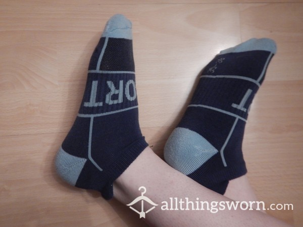 Blue Sport Socks- 48h Wear