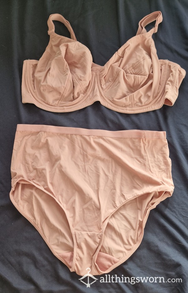 Blush Pink Bra And Panty Set