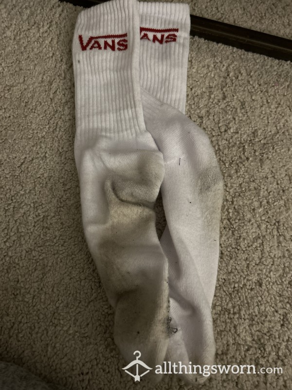 Brand New Socks Worn In On A Long Day