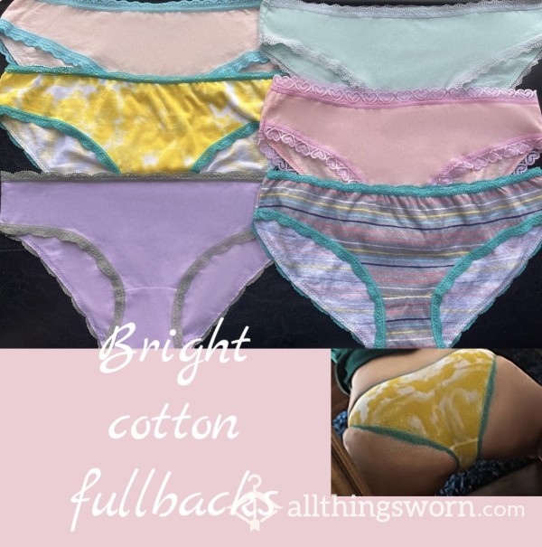 Bright Cotton Fullback Panties